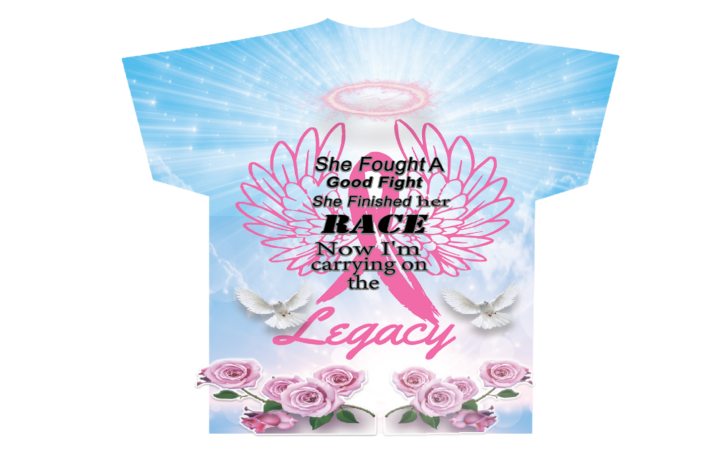 breast Cancer 3D T shirts customize yo way