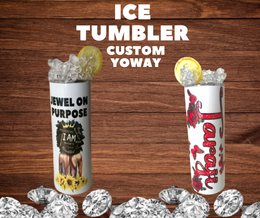 Custom Ice/ Fruit Topper 20oz create for any occasion