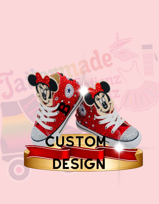 Kids converse  Custom character  shoes