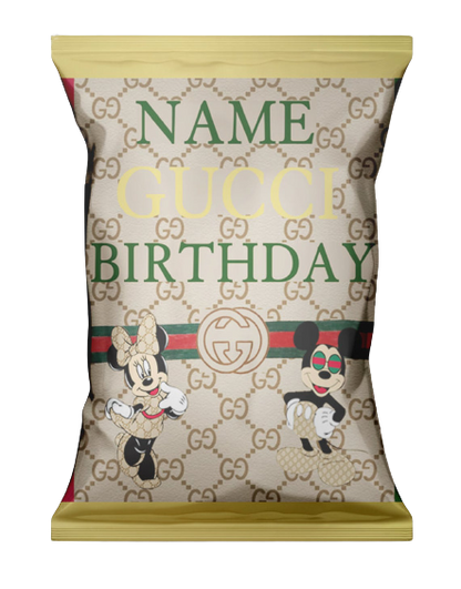 customize chip bag party favor